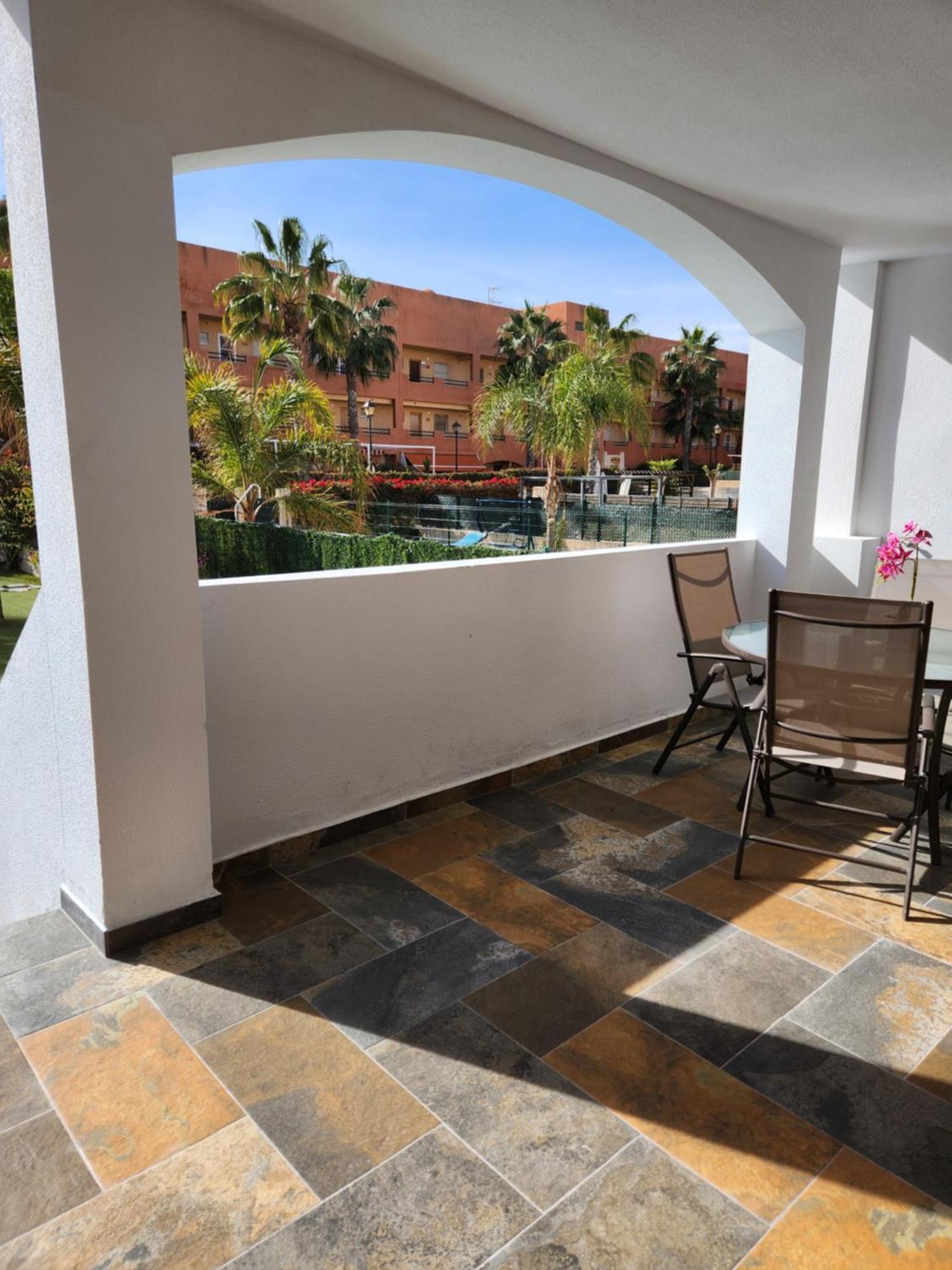 Bajo En Primera Linea De Vera-Playa Con Piscina Privada! 外观 照片